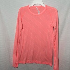 Lululemon Athletica Coral Long Sleeve Top